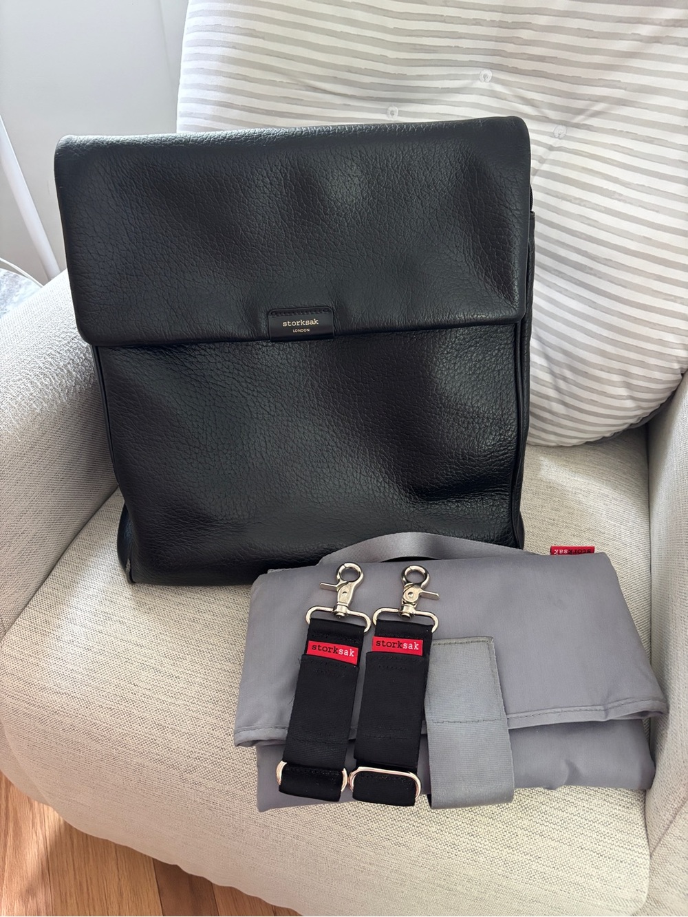 Storksak St. James Convertible Diaper Bag